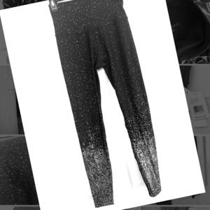 New Beyond Yoga Silver foil leggings